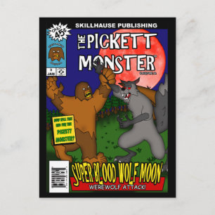 PICKETT MONSTER - Comic Book #3 Postkarte