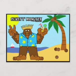 PICKETT MONSTER - STRANDMONSTER POSTKARTE