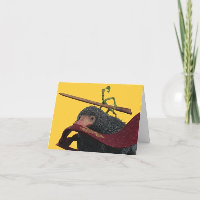 Pickett & Teddy mit Wand und Krawatte (Vorderseite)