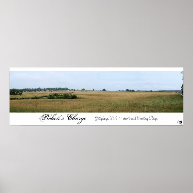 Pickett's Charge Panorama Poster (Vorne)