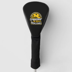 Pickle Ball Design für ein Pickleball-Oma Golf Headcover