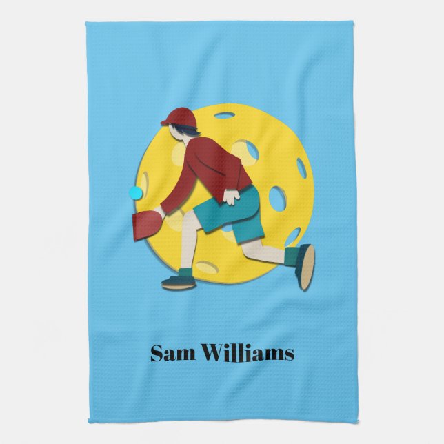 Pickle Ball Geschirrtuch (Vertikal)