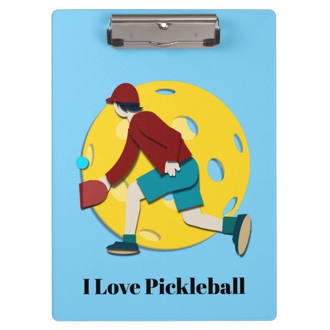 Pickle Ball Klemmbrett (Vorderseite)