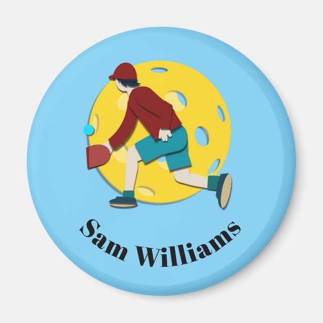 Pickle Ball Magnet (Vorne)