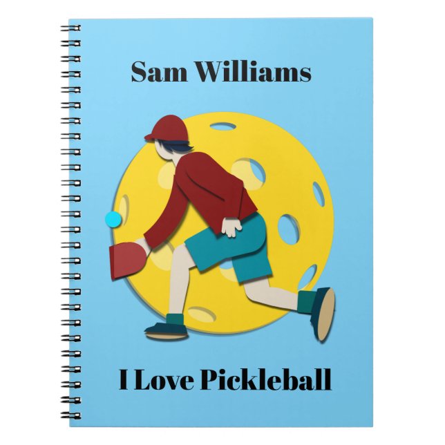 Pickle Ball Notizblock (Vorderseite)