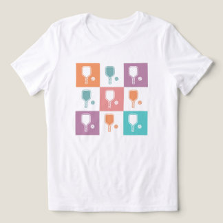 Pickle Ball Paddleball Comfort Farben Tri-Blend Shirt