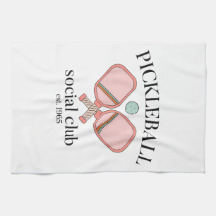 Pickle Ball Social Club EST 1965 Männer Frauen Geschirrtuch