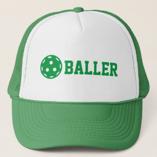 Pickle baller Funny Pickleball Benutzerdefinierter Truckerkappe