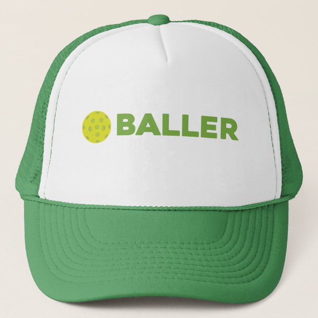 (Pickle)Baller Funny Pickleball Casquette (Devant)