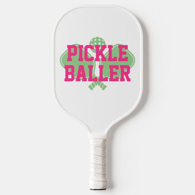 Pickle Baller Personalisiert Pickleball Paddle (Vorderseite)