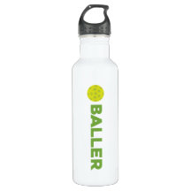 (Pickle)Baller Pickleball Wasserflasche