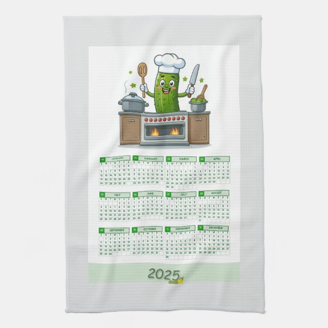 Pickle Cook Küchenhandtücher Geschirrtuch (Vertikal)