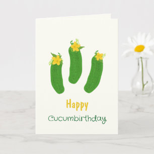 Pickle & Fresh Collection Geburtstag Karte