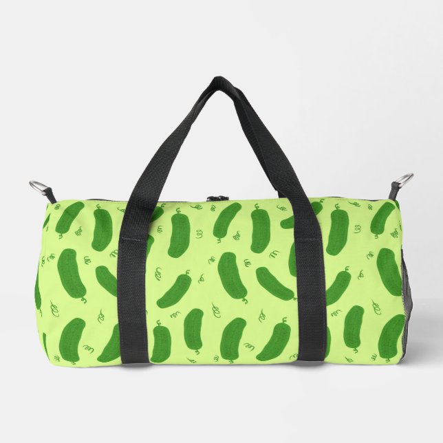 Pickle & Fresh Collection gemustert Duffle Bag (Vorderseite)
