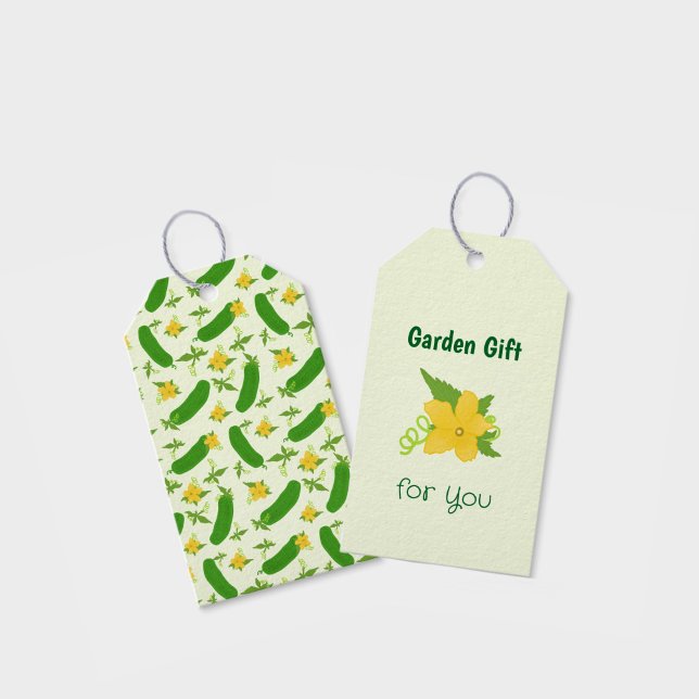 Pickle & Fresh Collection gemustert Geschenkanhänger (Von Creator hochgeladen)