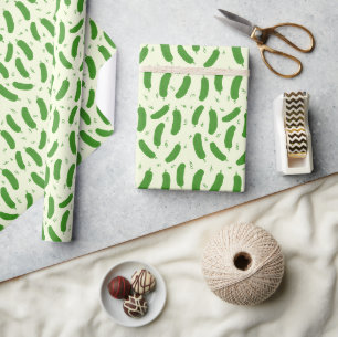 Pickle & Fresh Collection gemustert Geschenkpapier