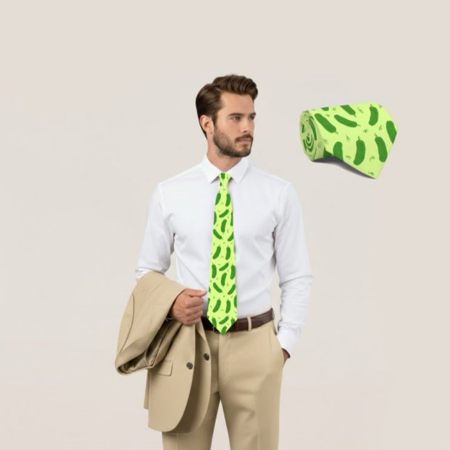 Pickle & Fresh Collection gemustert Krawatte (Von Creator hochgeladen)