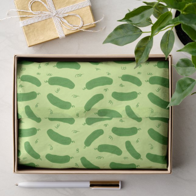 Pickle & Fresh Collection gemustert Seidenpapier (Geschenk)