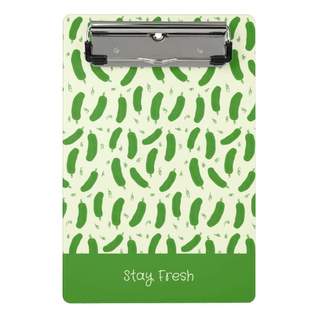 Pickle & Fresh Collection Mini Klemmbrett (Vorderseite)