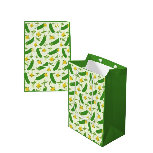 Pickle & Fresh Collection patterned Mittlere Geschenktüte (Von Creator hochgeladen)