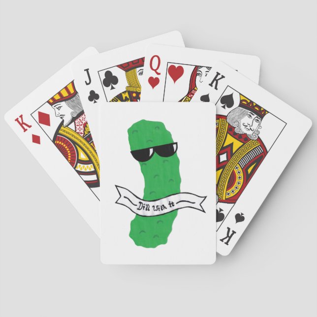Pickle Funny Spielkarten (Rückseite)