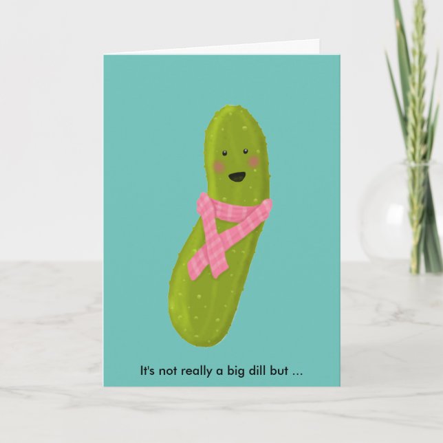 Pickle Holiday Card Feiertagskarte (Vorderseite)
