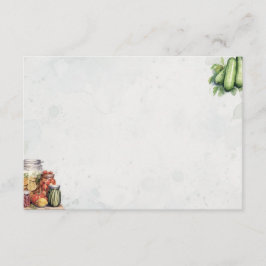 Pickle Jar Basic Blank Recicard Begleitkarte