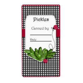 Pickle Jar Lable