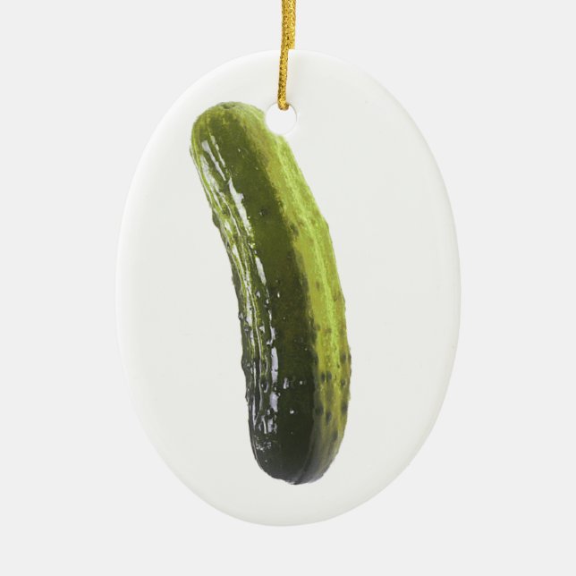 Pickle Keramik Ornament (Vorne)