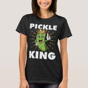 Pickle King Veggie Food Vegan Vegetarischer Tag T-Shirt