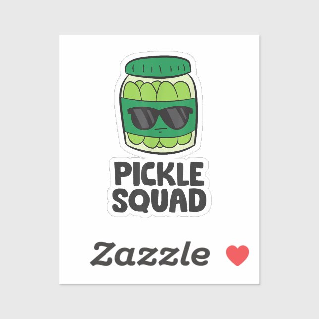 Pickle Lover Team Pickles Funny Pickle Squad Aufkleber (Blatt)