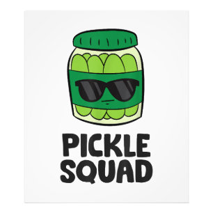 Pickle Lover Team Pickles Funny Pickle Squad Fotodruck