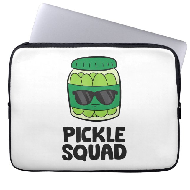 Pickle Lover Team Pickles Funny Pickle Squad Laptopschutzhülle (Vorderseite)