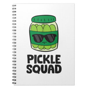 Pickle Lover Team Pickles Funny Pickle Squad Notizblock