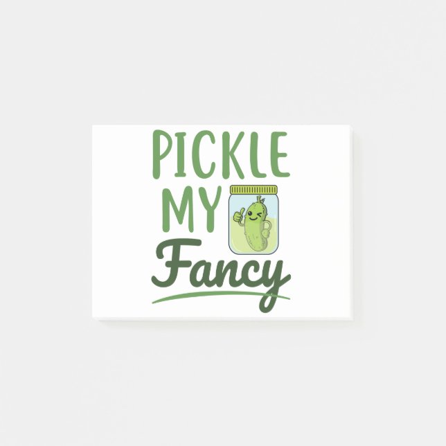 Pickle meine Extravaganten Pickles Lover Niedlich  Post-it Klebezettel (Vorderseite)