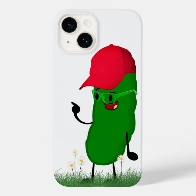 Pickle Person mit Kugelschreiber Case-Mate iPhone 14 Hülle (Rückseite)