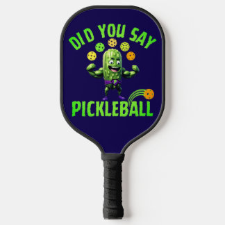 Pickle Pickleball Hero aufgerissen Schläger