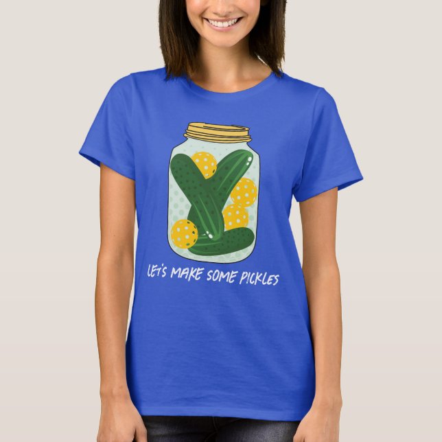 🥒 PICKLE 🥒 Pickleball-T - Shirt (Vorderseite)