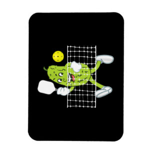 Pickle Playing Pickleball - Funny Pickleball Paddl Magnet