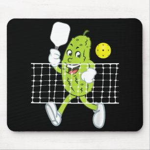 Pickle Playing Pickleball - Funny Pickleball Paddl Mousepad