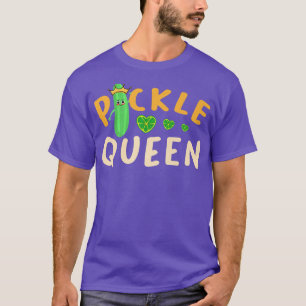 Pickle Queen Vegan Kucumber Pickle Veget T-Shirt