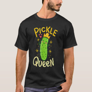 Pickle Queen Veganer Gurken-Gemüse T-Shirt