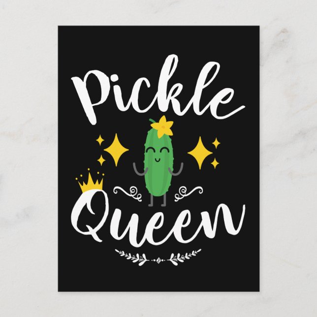 Pickle Queen Women Pickles Lover Postkarte (Vorderseite)
