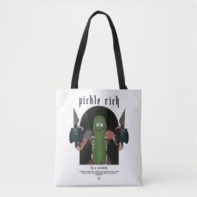 Pickle Rick - Ich bin ein Wissenschaftlicher Zitat Tasche (Vorderseite)