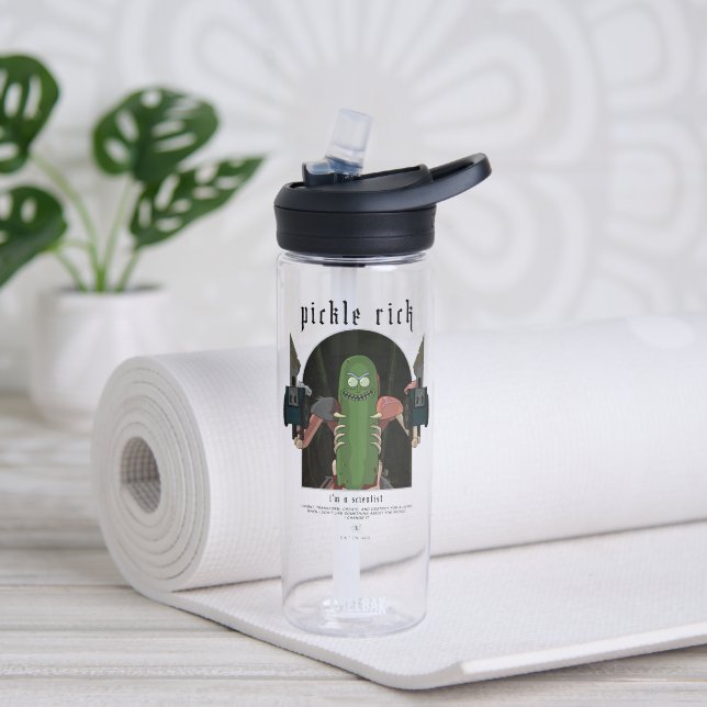 Pickle Rick - Ich bin ein Wissenschaftlicher Zitat Trinkflasche (Yoga)