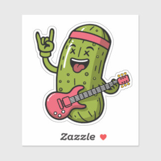 Pickle Rock Star Aufkleber