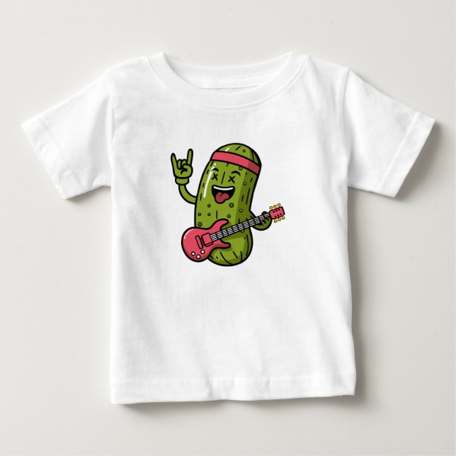 Pickle Rock Star Baby T-shirt (Vorderseite)