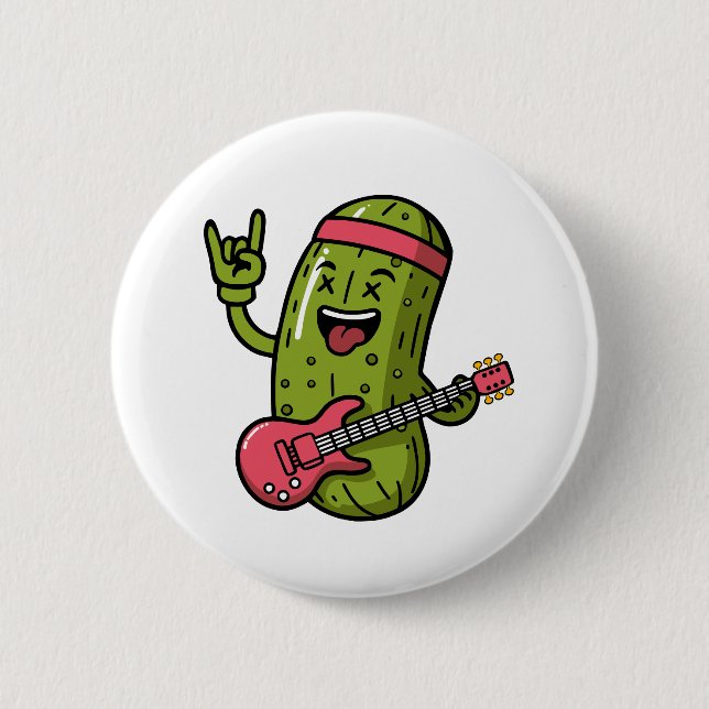 Pickle Rockstar Button (Vorderseite)