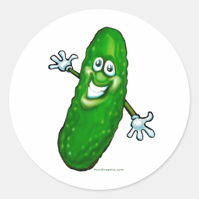 Pickle Runder Aufkleber (Vorderseite)