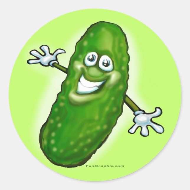 Pickle Runder Aufkleber (Vorderseite)